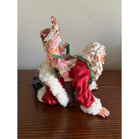 VTG Fabriche Kirk Adler KSA Collectibles Ltd Edition 'Grandpa Santas Piggy Back' - Picture 7 of 13